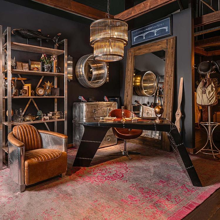 Wing Desk RM алюминий Jet Black Письменный стол